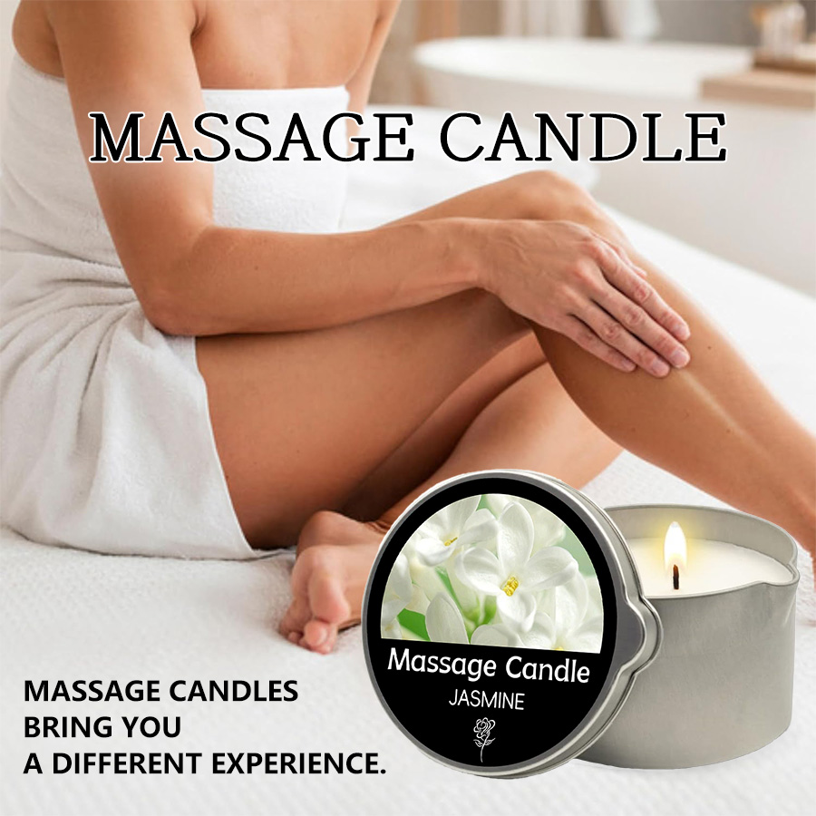 Massage Candle Melting - Candela da Massaggio -Olio Essenziale- Sei