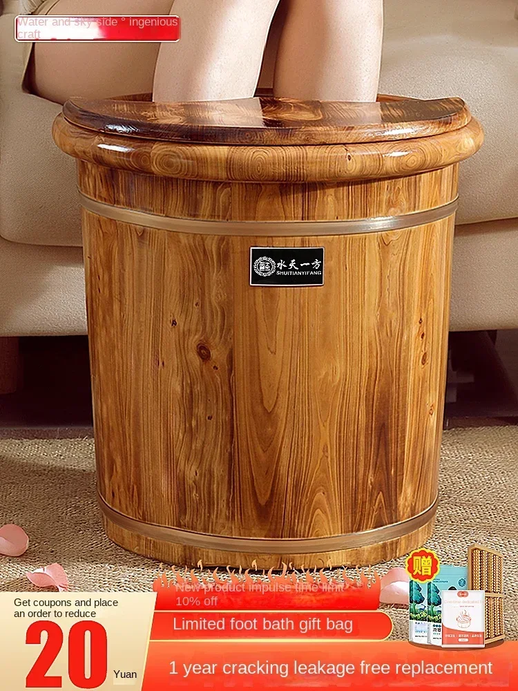 Barile per pediluvio in legno- - Wellness Spa With Massage recensione e prezzo