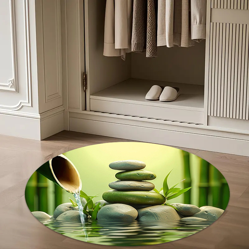 Tappeto Rotondo Zen in Bambù e - Spa Wellness Yoga recensione e prezzo